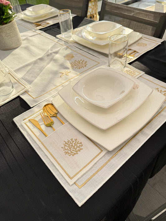 Gold Mercan – 6 Kişilik Amerikan Runner Servisi